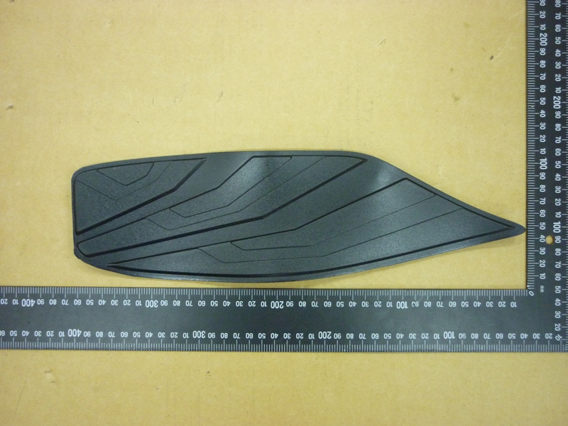 Коврик пола правая часть черный_BK-001U