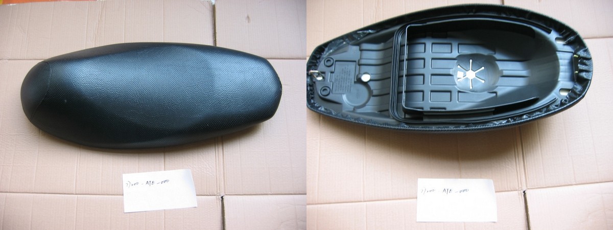 Сидение мото двойное в сборе