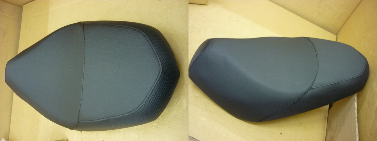 Сидение мото двойное в сборе