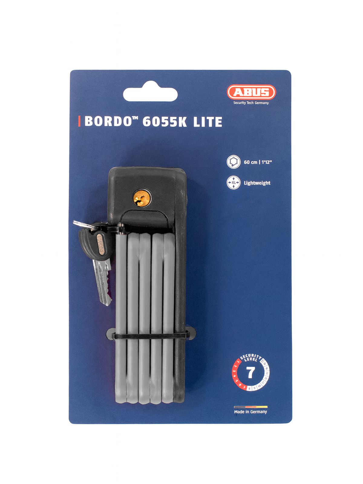 Замок вело ABUS Bordo Lite 6055/60