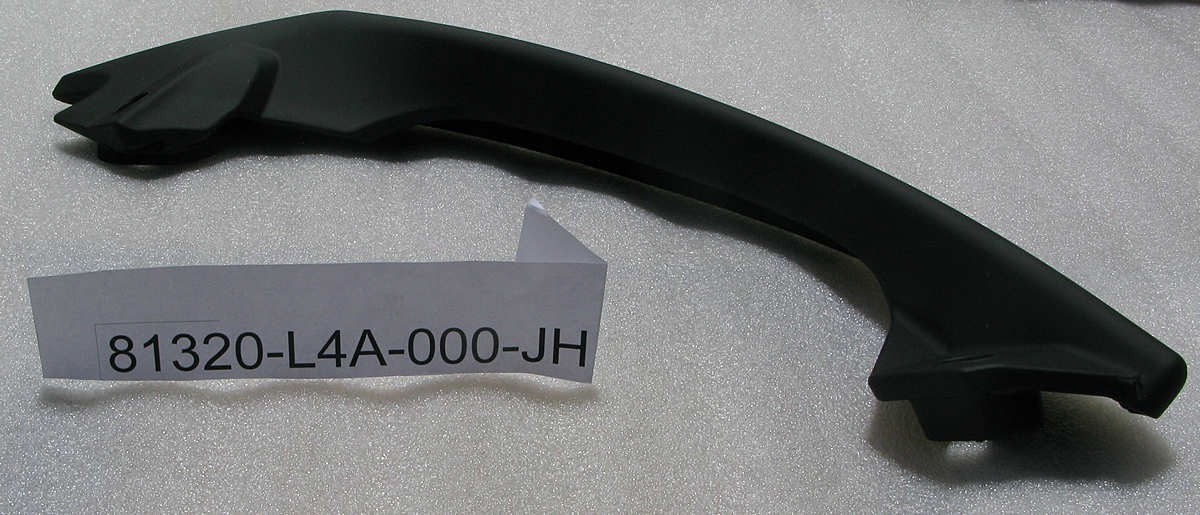 Поручень пассажира левый черный_BK-001U-L