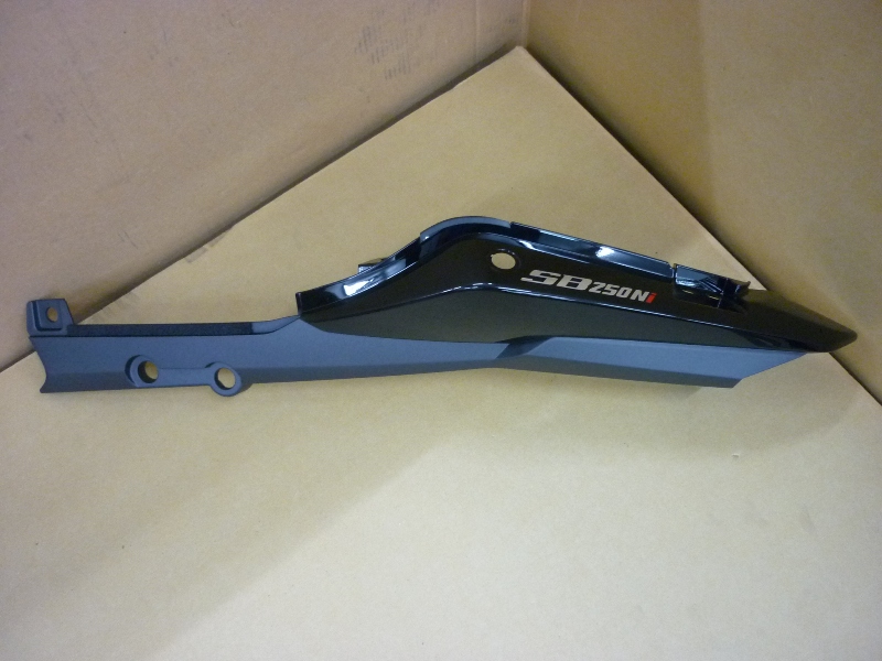 Облицовка задняя левая чёрный (BK-001C/GY-7450U)