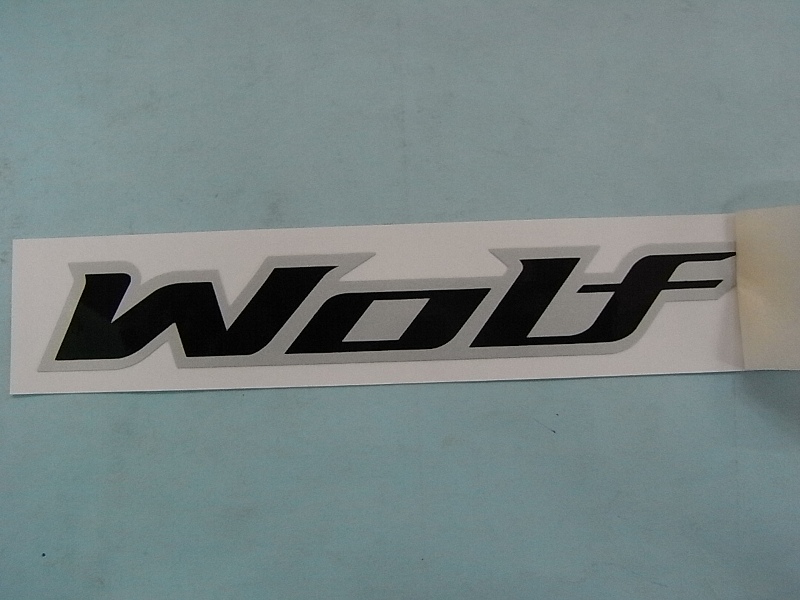 Наклейка на пластик передний