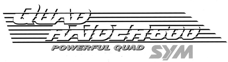 Наклейка бокового левого пластика