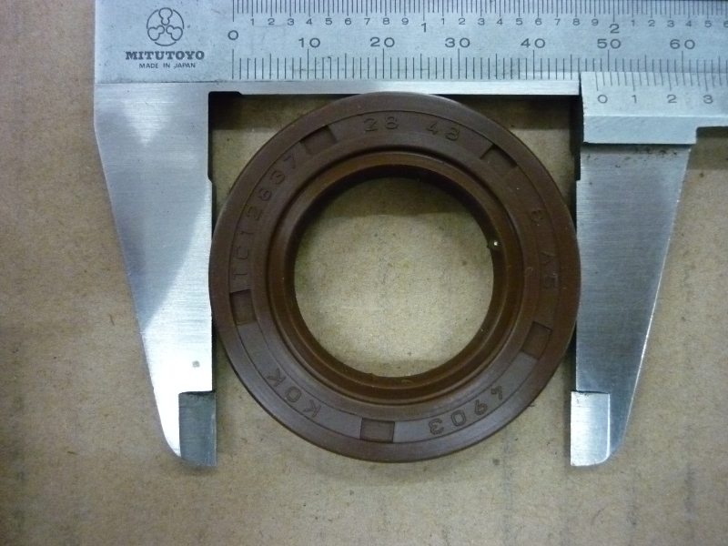 Сальник 28x48x8 ведомого вала вариатора