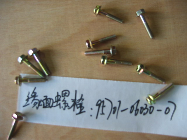 Винт с фланцем M6x30