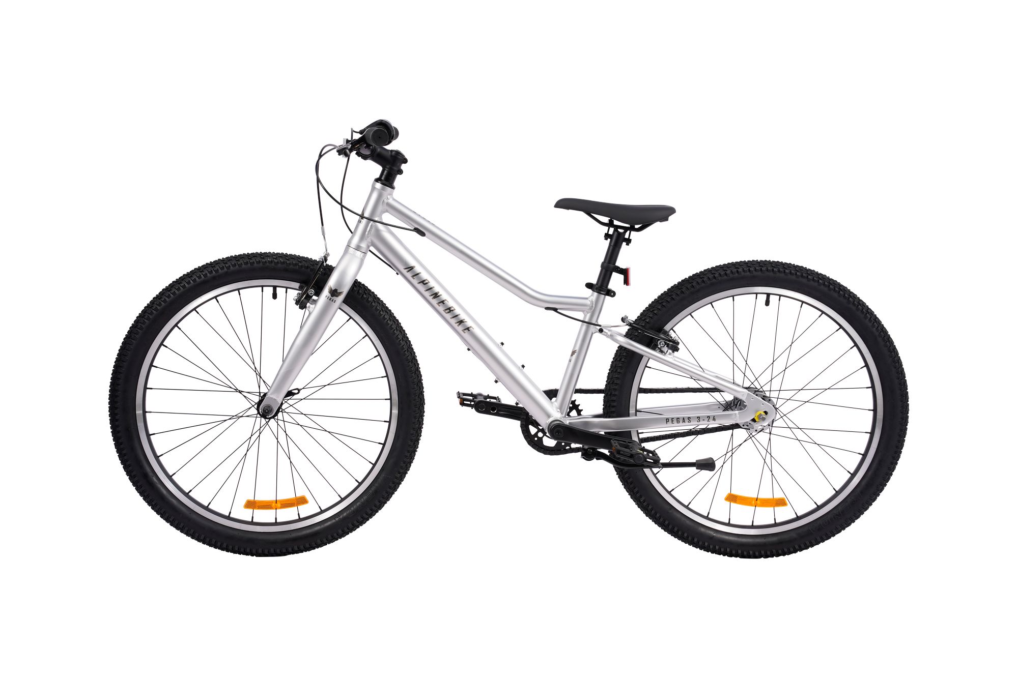 Велосипед подростковый Alpinebike Pegas 3-24, один размер, цвет Серый