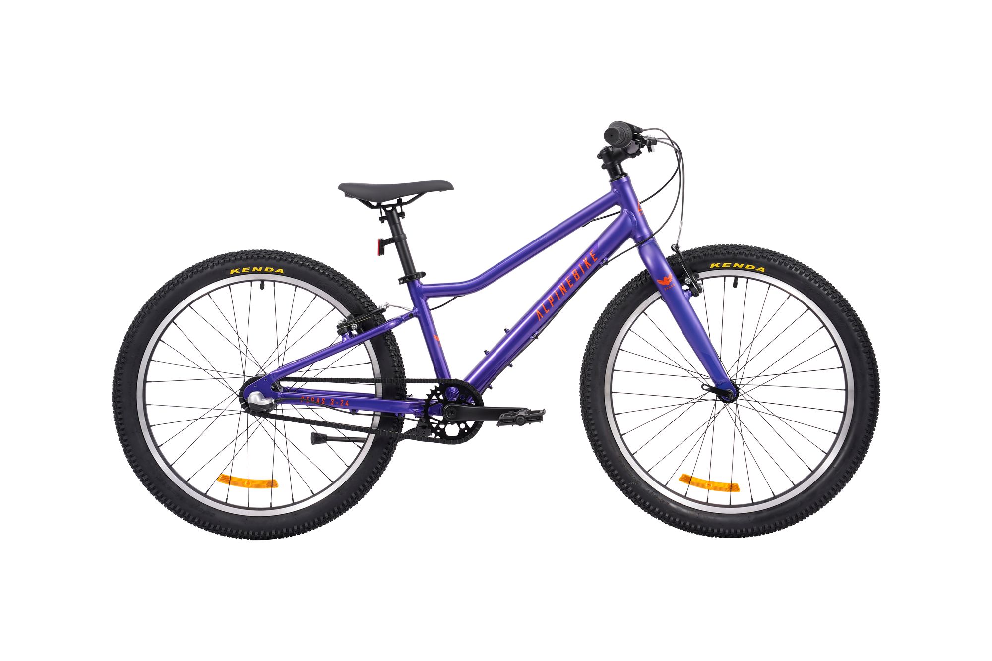 Велосипед подростковый Alpinebike Pegas 3-24, один размер, цвет Фиолетовый