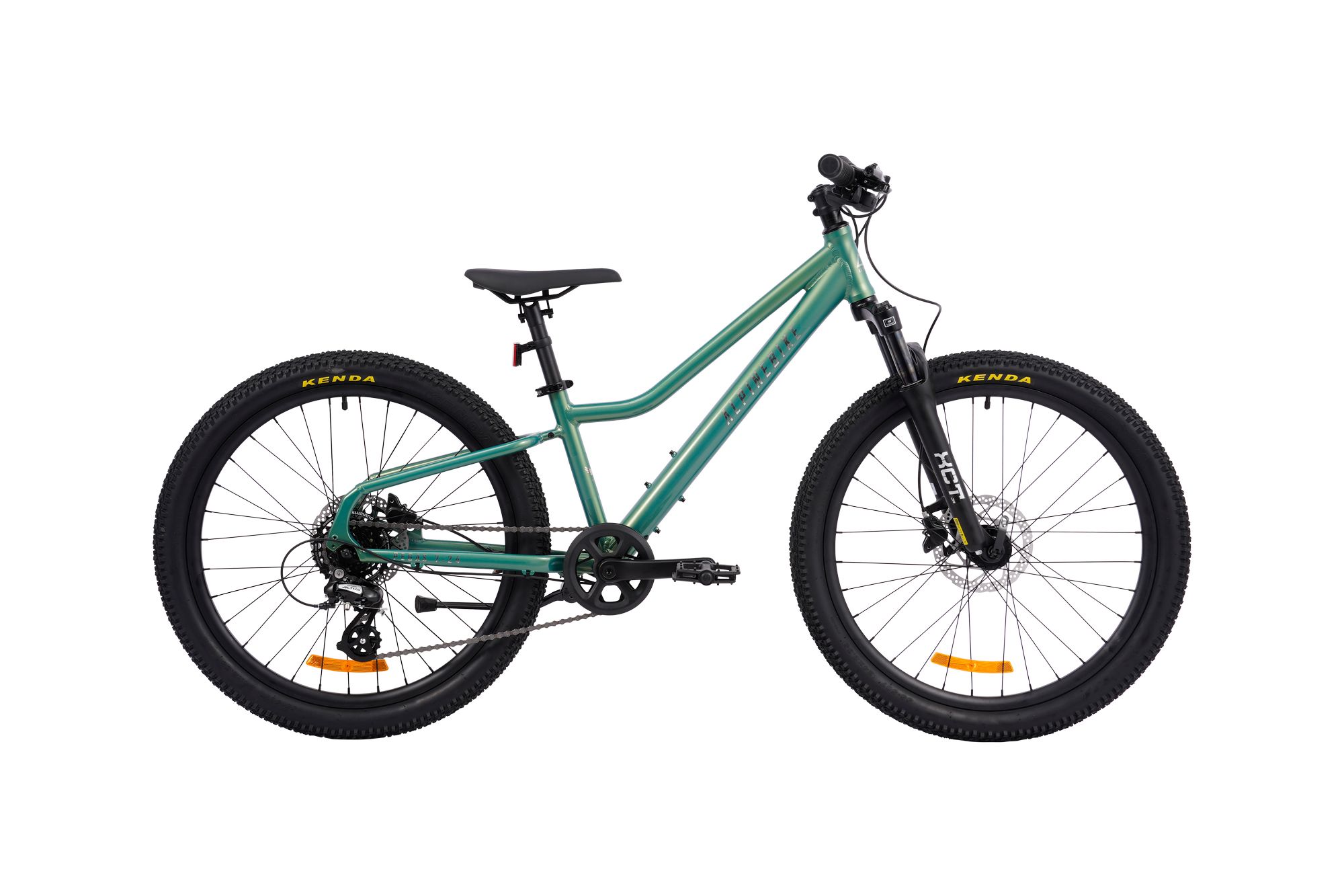 Велосипед подростковый Alpinebike Pegas 7-24, один размер, цвет Зеленый