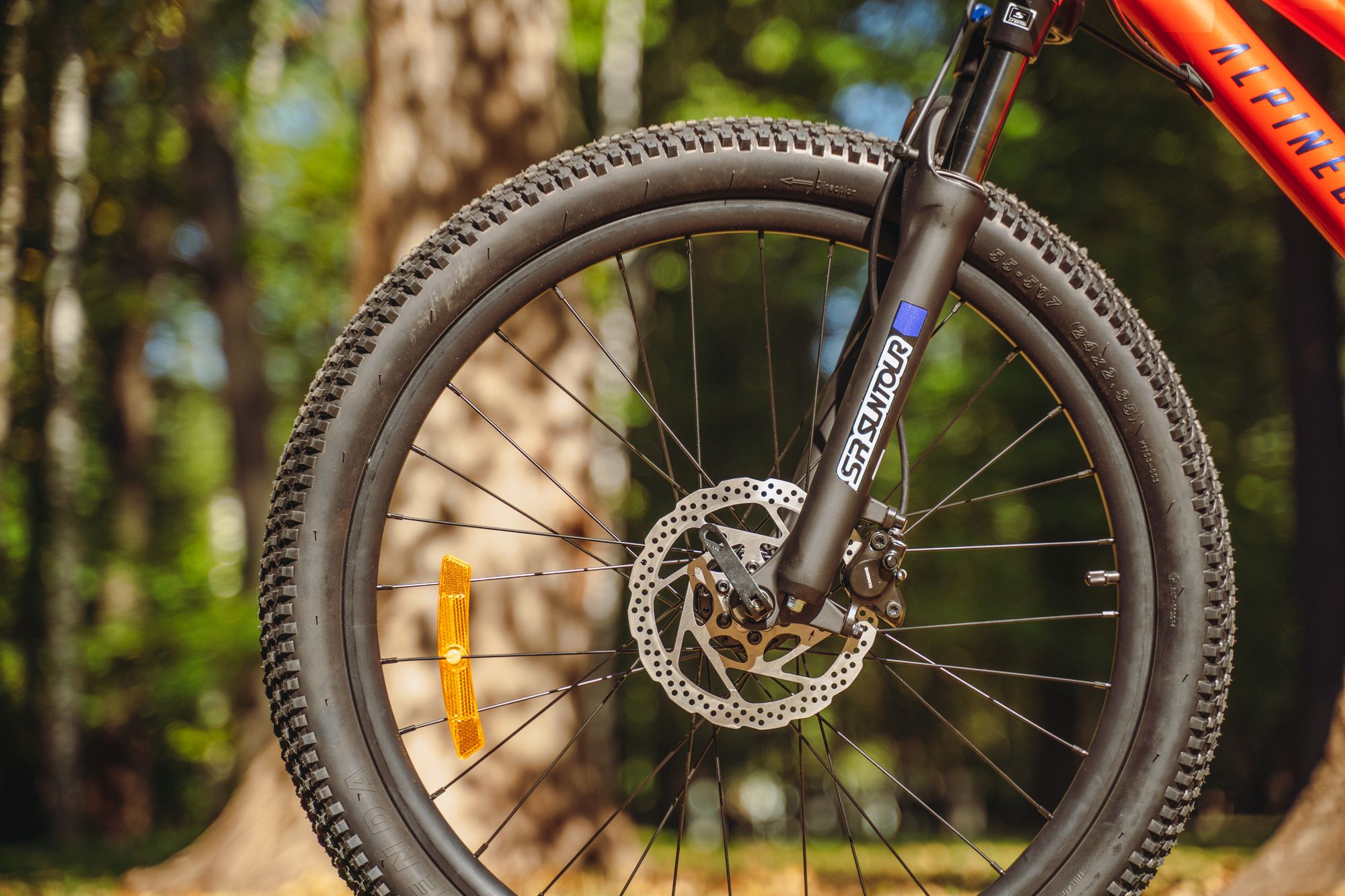 Велосипед подростковый Alpinebike Pegas 7-24, один размер, цвет Оранжевый