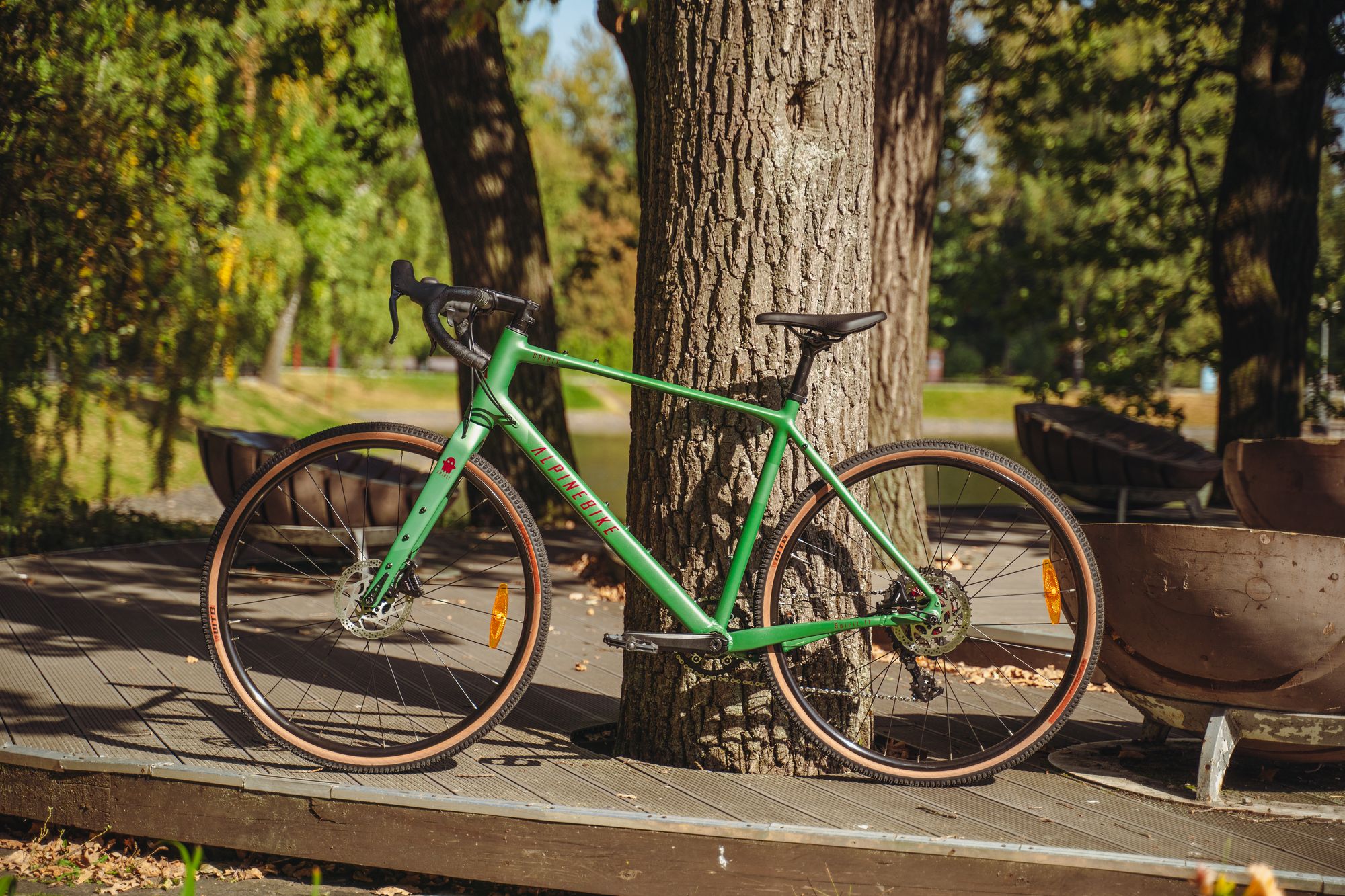 Велосипед гравийный Alpinebike Spirit 11 Зеленый
