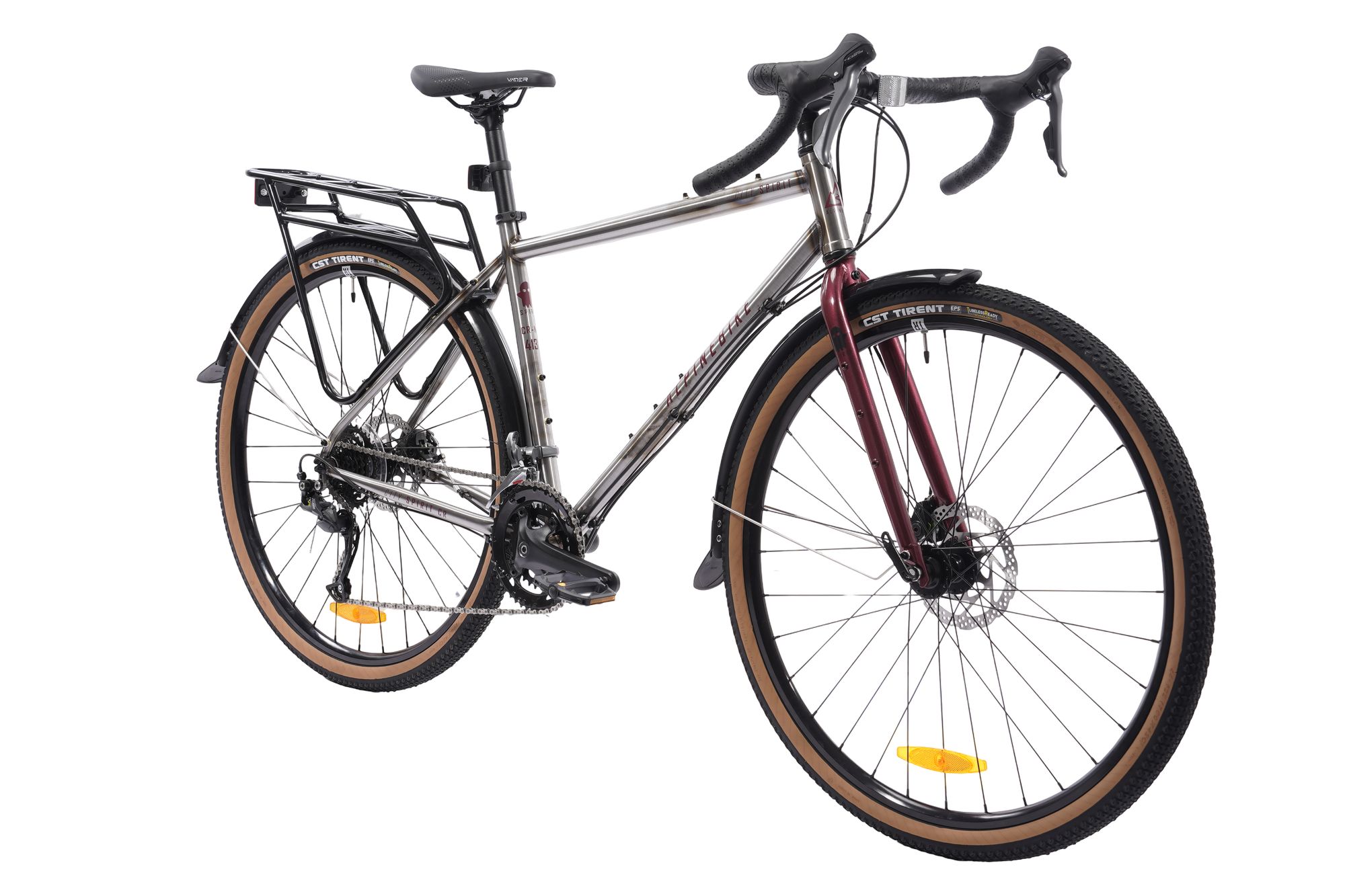 Велосипед гравийный Alpinebike City Spirit CR Полированная сталь