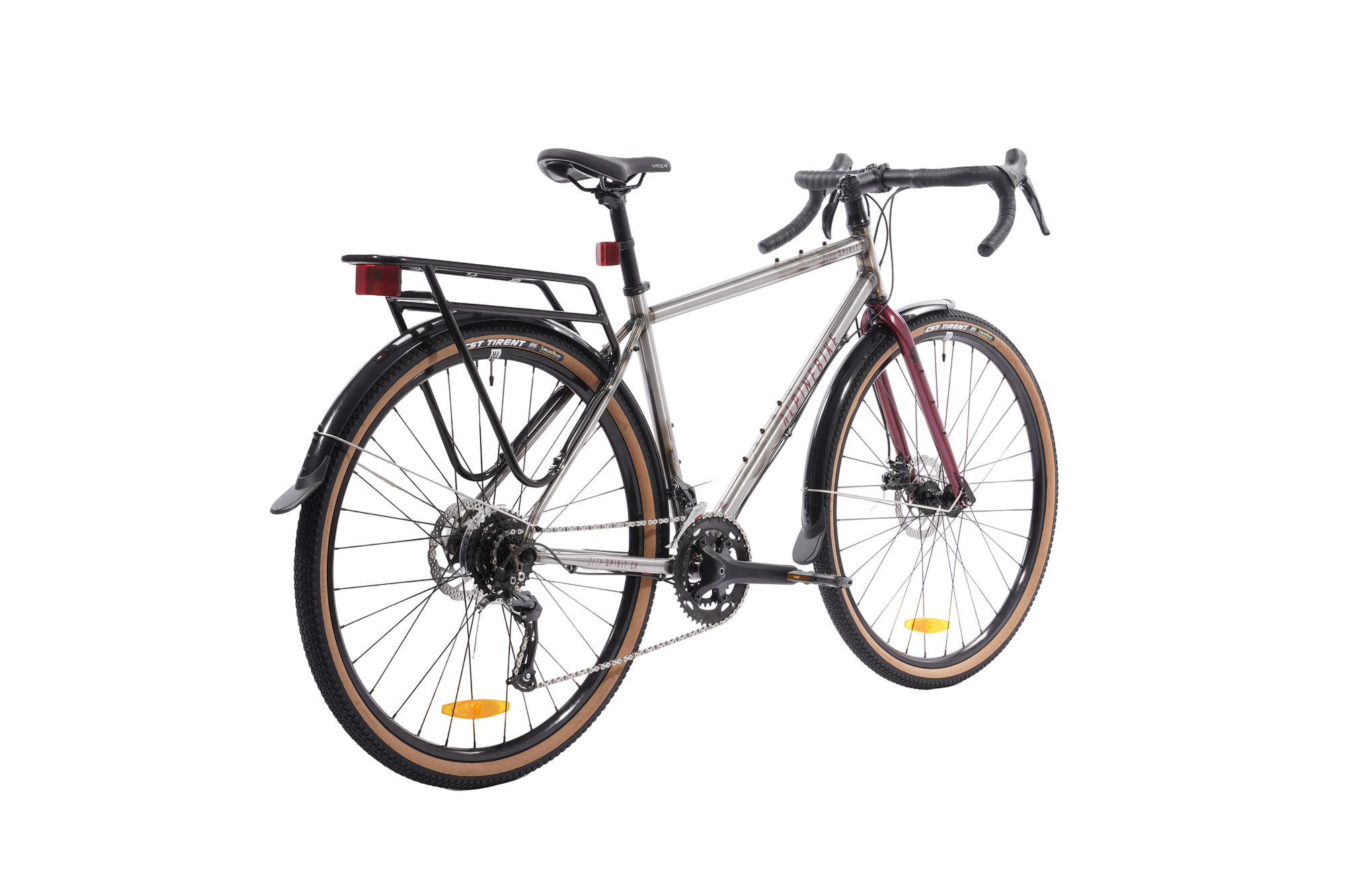 Велосипед гравийный Alpinebike City Spirit CR Полированная сталь