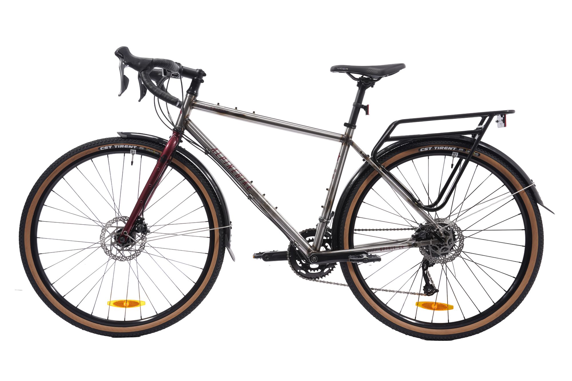 Велосипед гравийный Alpinebike City Spirit CR Полированная сталь
