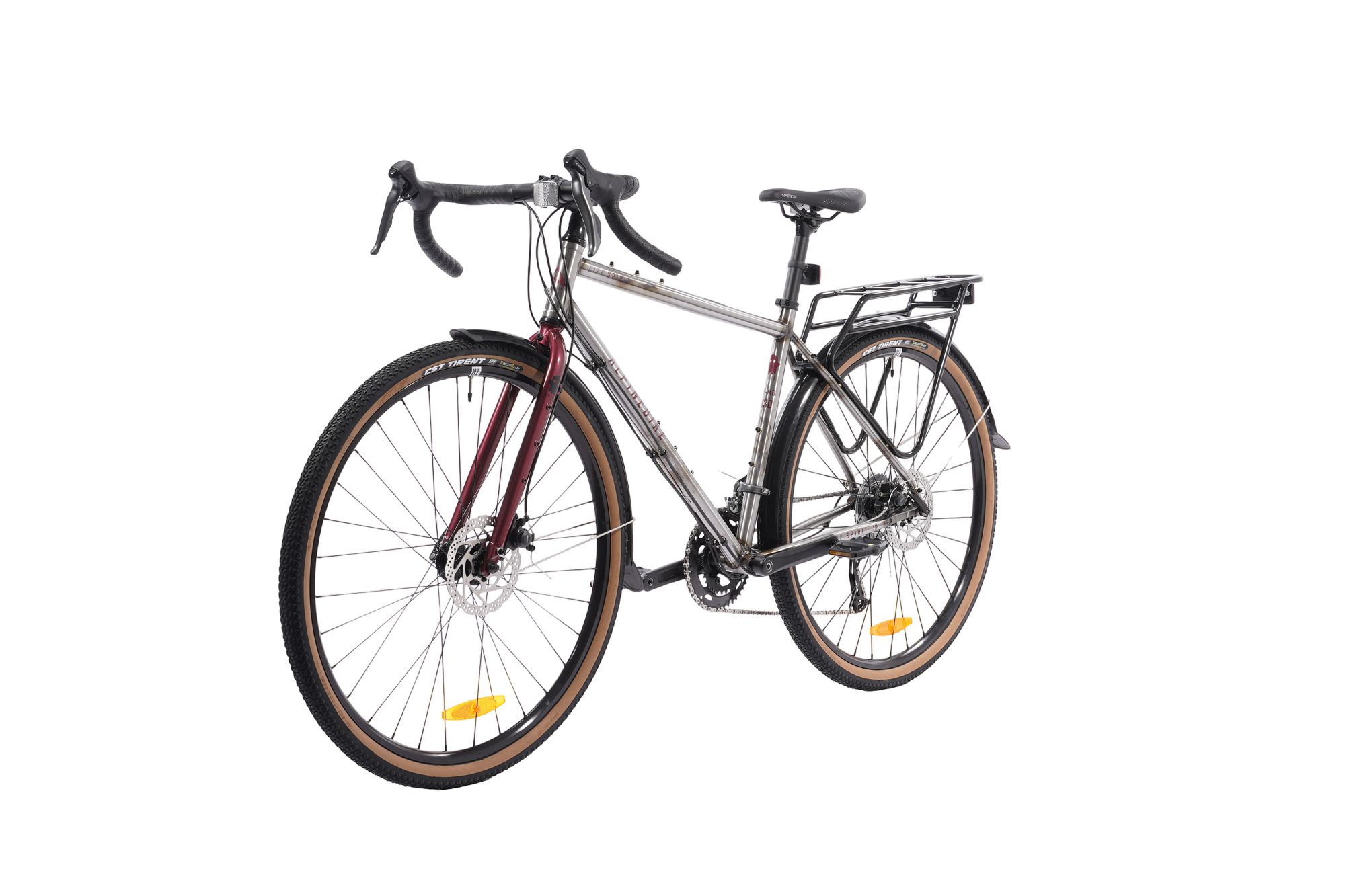 Велосипед гравийный Alpinebike City Spirit CR Полированная сталь