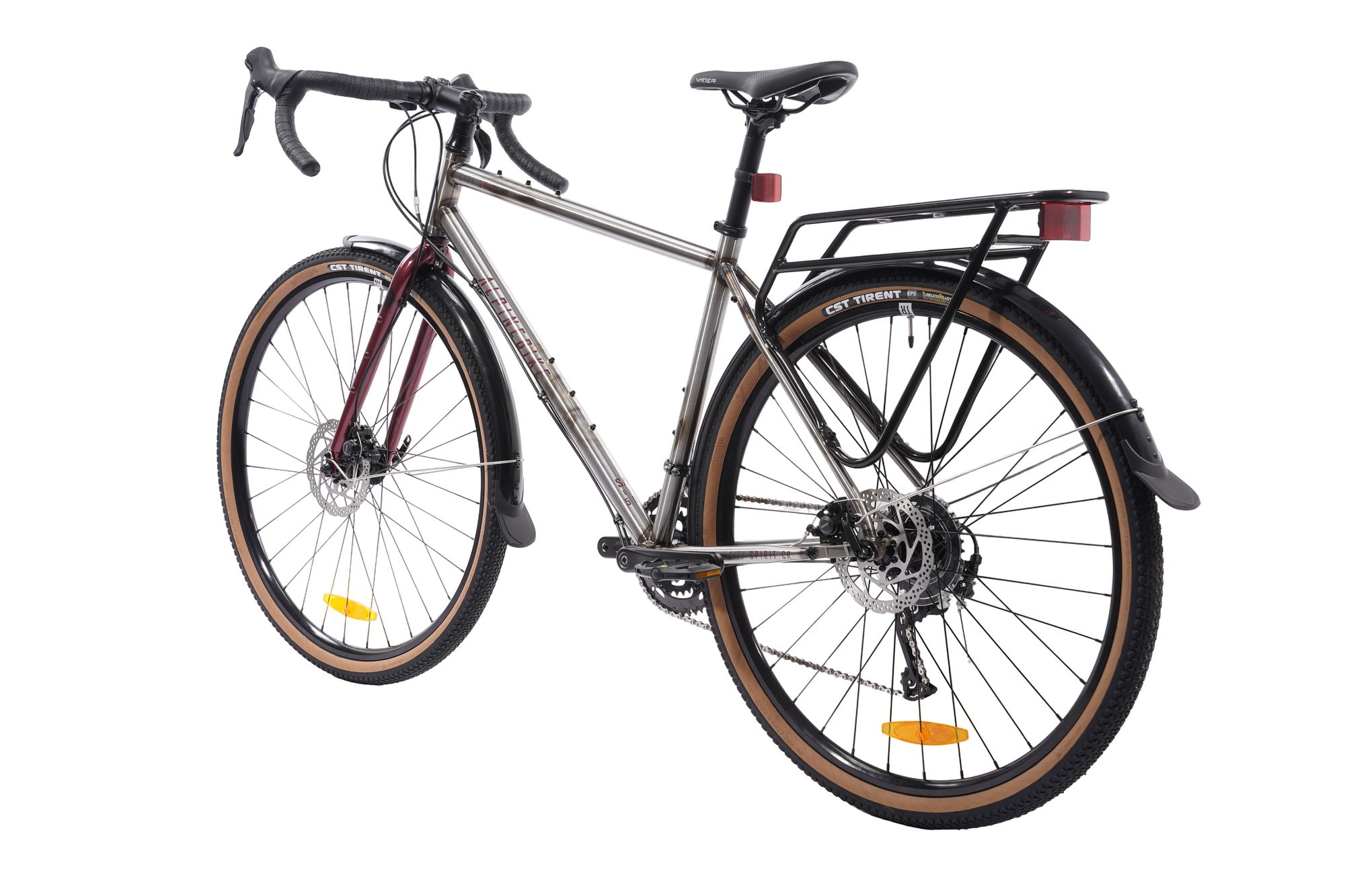 Велосипед гравийный Alpinebike City Spirit CR Полированная сталь