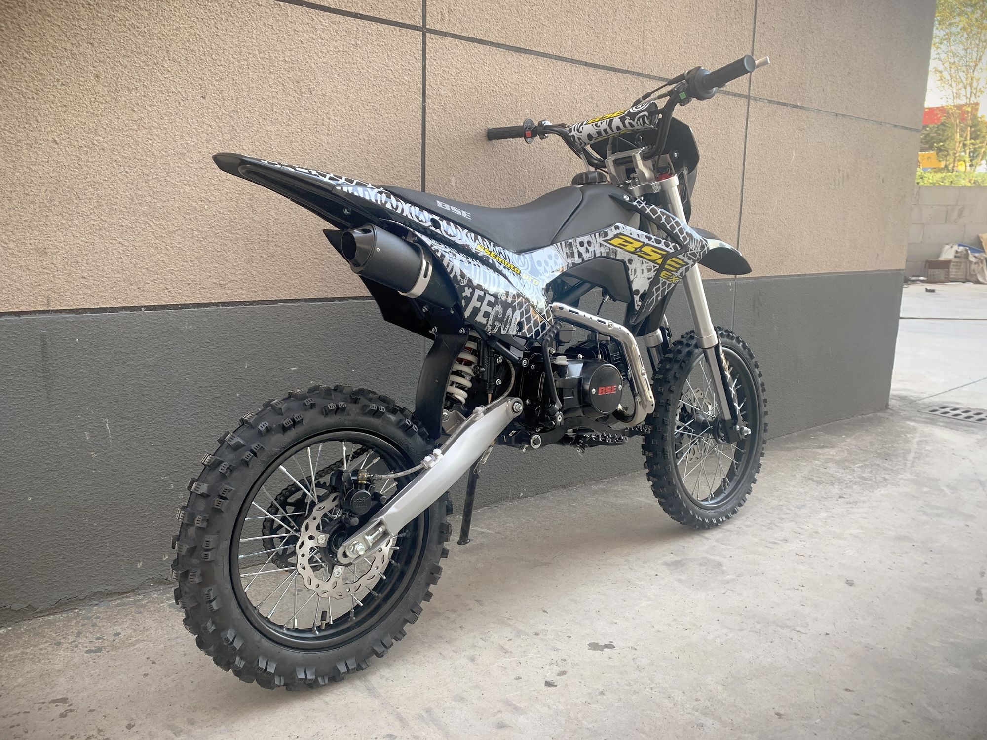 Питбайк BSE EX 14/12 Max13 White Yellow (030) 