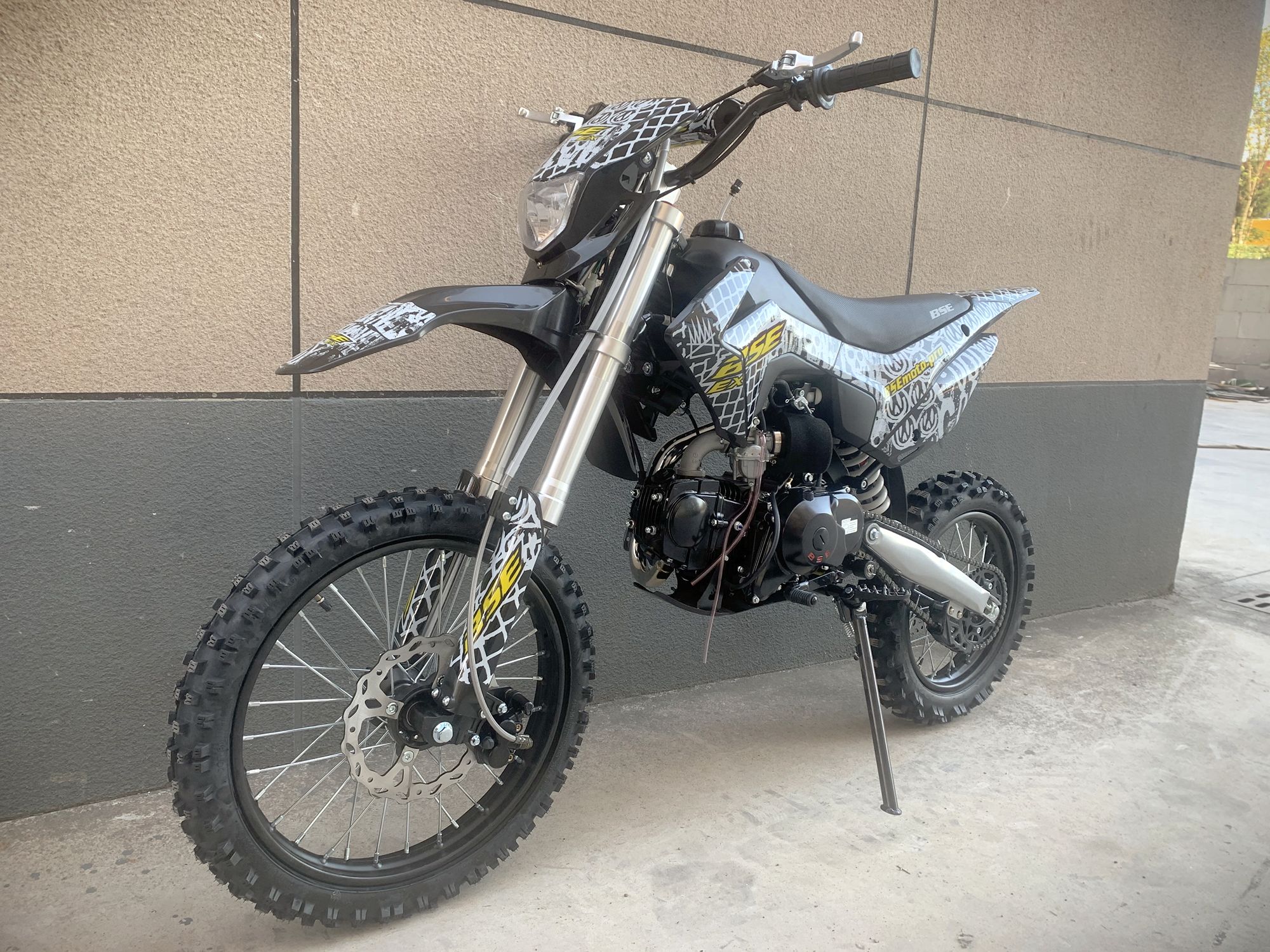 Питбайк BSE EX 14/12 Max13 White Yellow (030) 