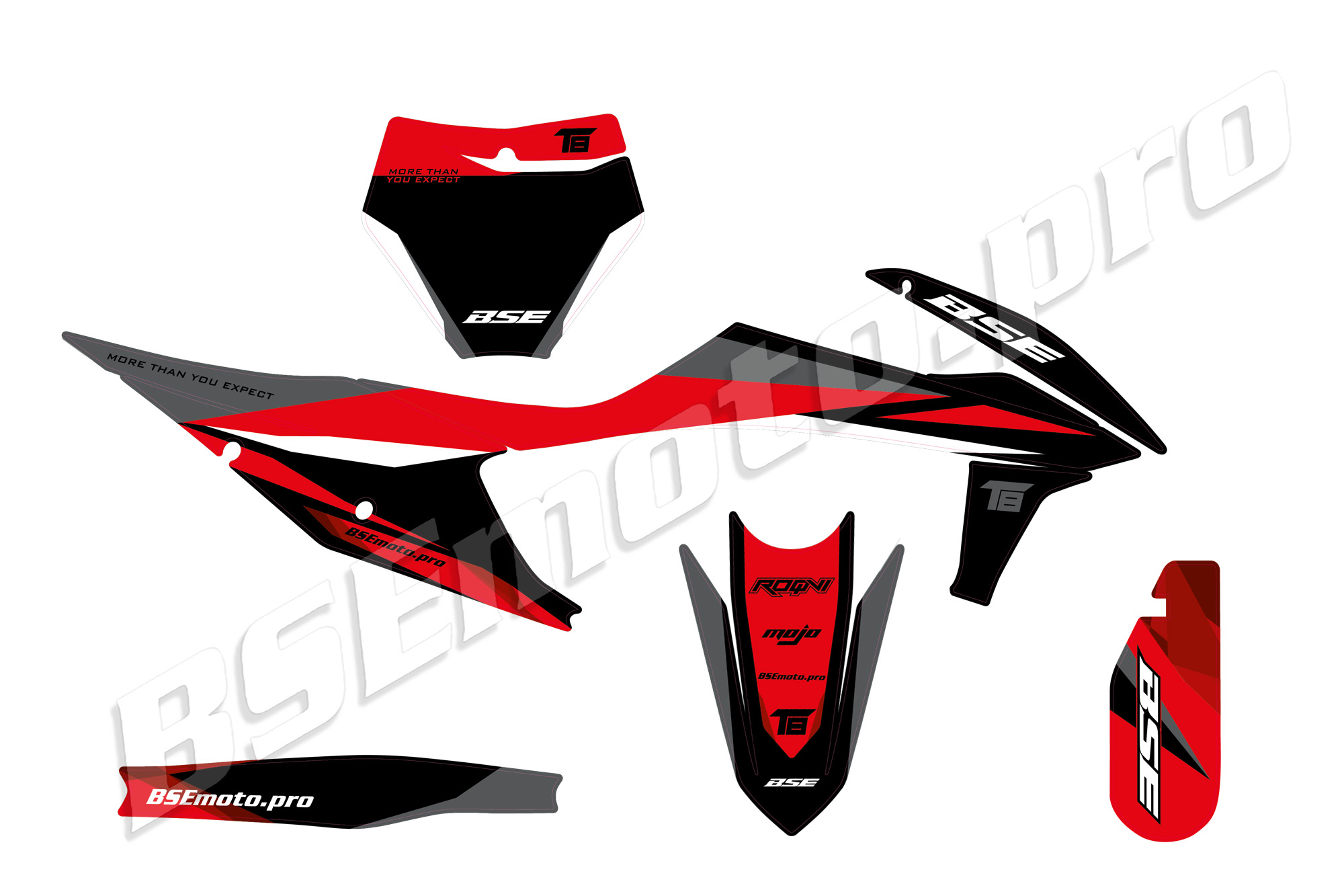 Наклейки BSE T8 Red Storm (Sport)