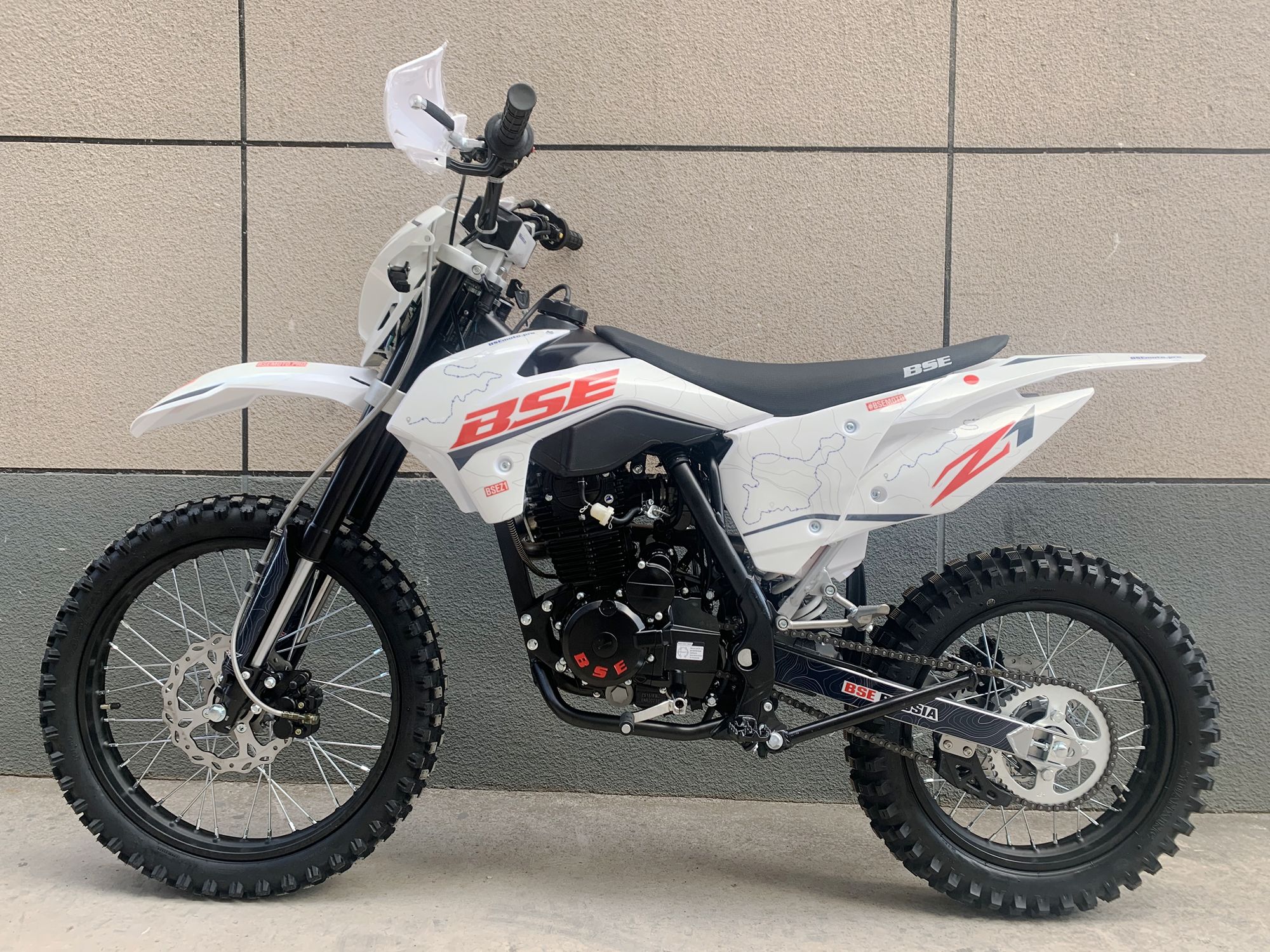 Эндуро / кроссовый мотоцикл BSE Z1 Atlas White (020)