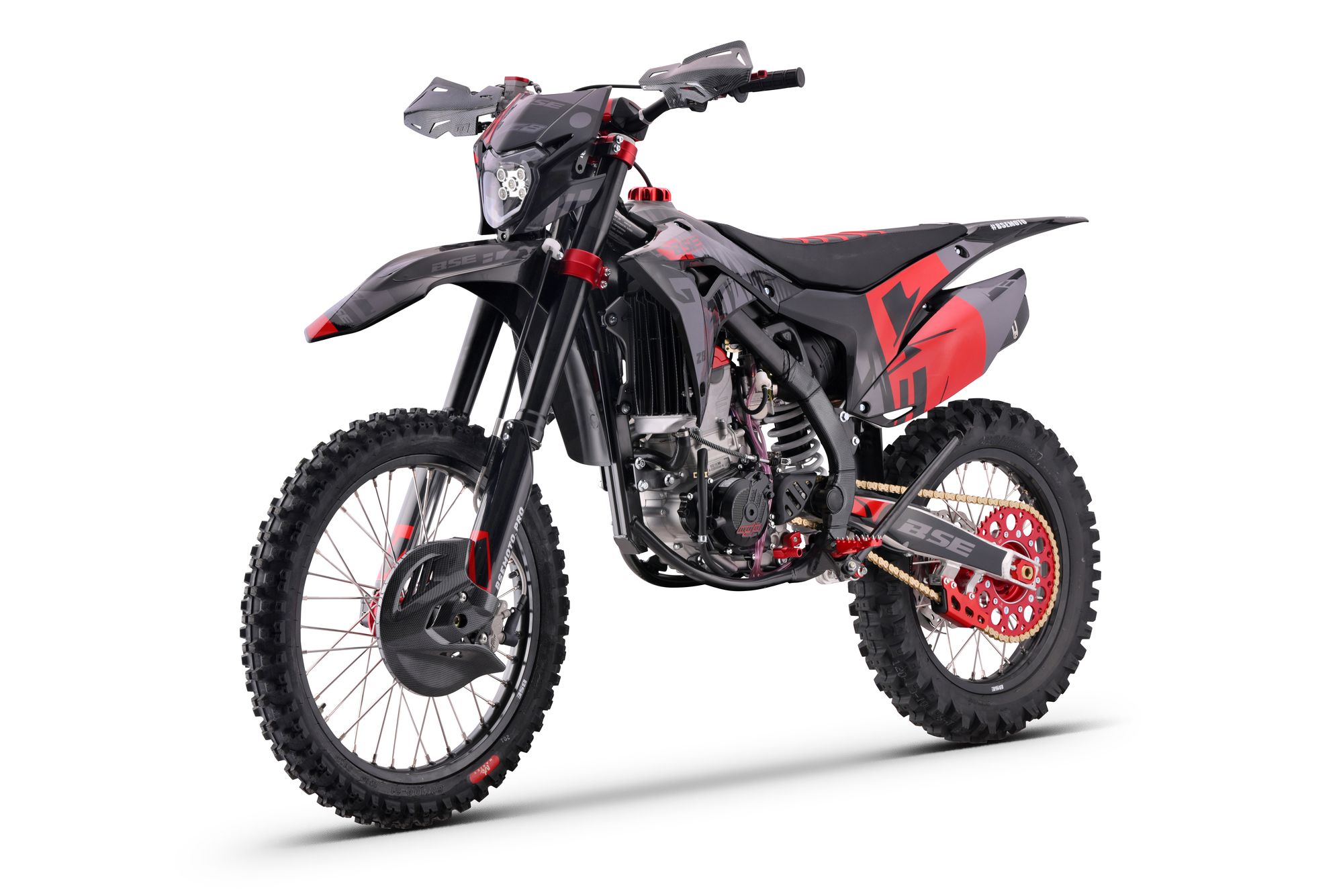 Эндуро / кроссовый мотоцикл BSE Z8 Twin Grey/red