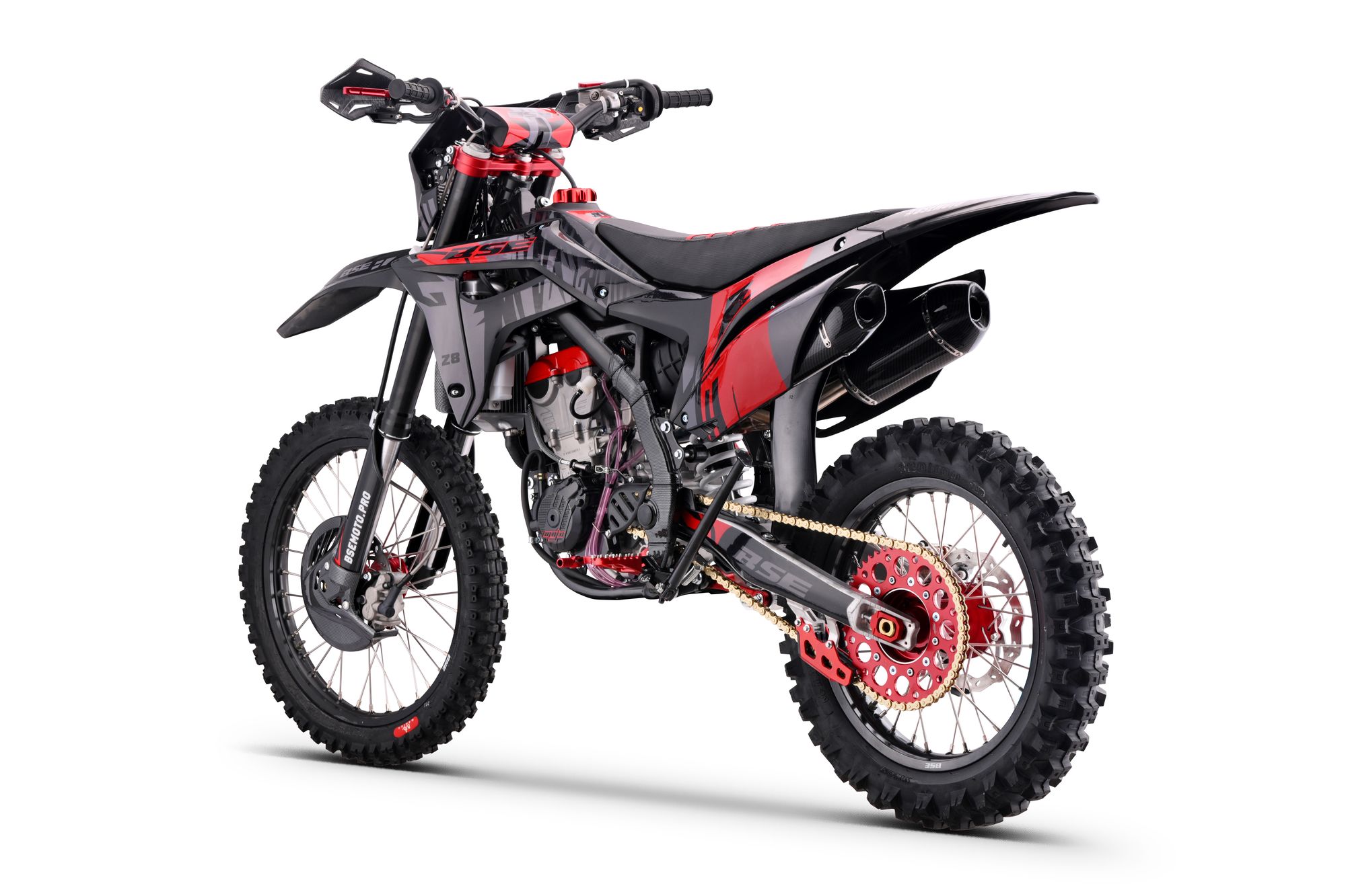 Эндуро / кроссовый мотоцикл BSE Z8 Twin Grey/red