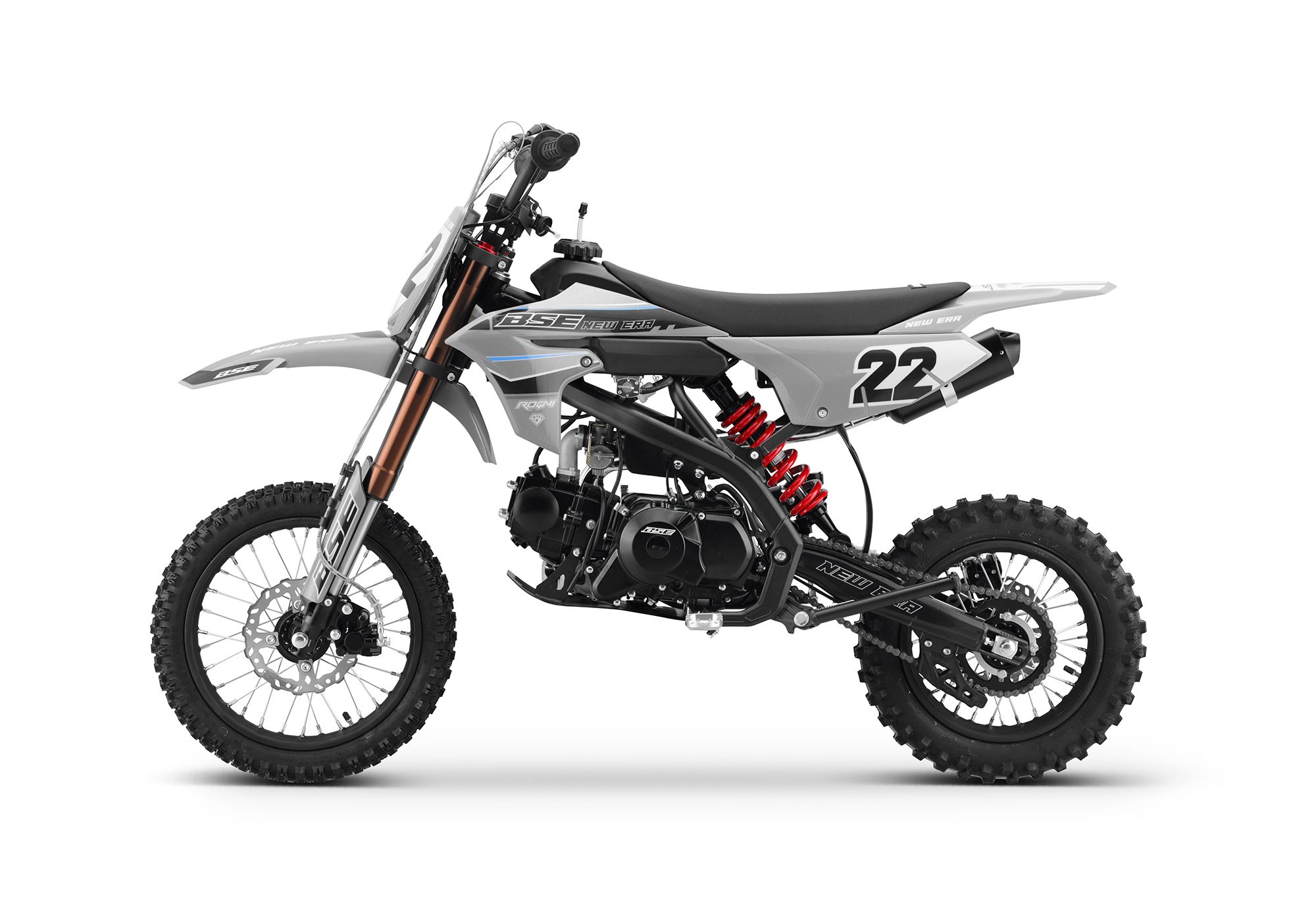 Питбайк BSE NEW ERA 110e Gray Reed 14/12 (Автомат КПП) full auto