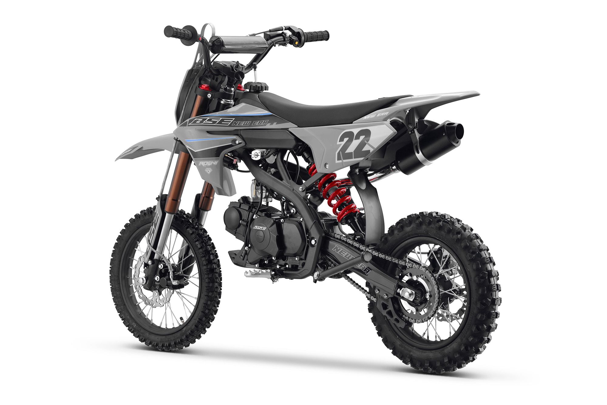 Питбайк BSE NEW ERA 110e Gray Reed 14/12 (Автомат КПП) full auto