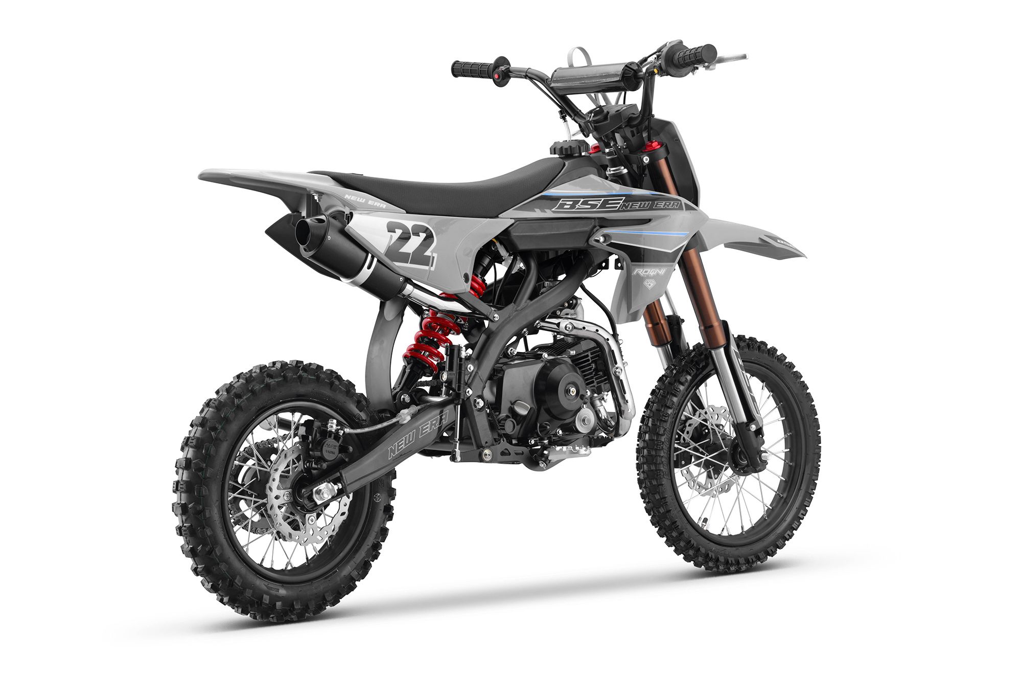 Питбайк BSE NEW ERA 110e Gray Reed 14/12 (Автомат КПП) full auto