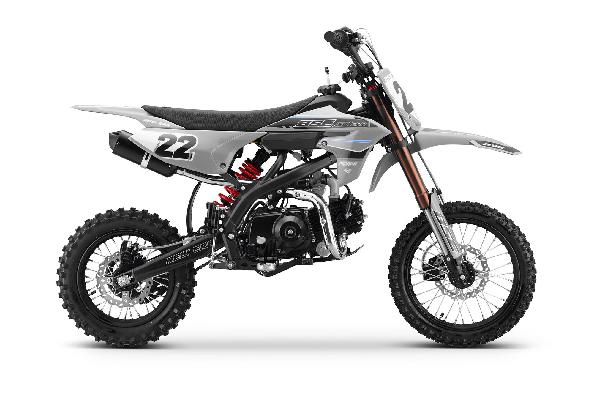 Питбайк BSE NEW ERA 110e Gray Reed 14/12 (Автомат КПП) full auto