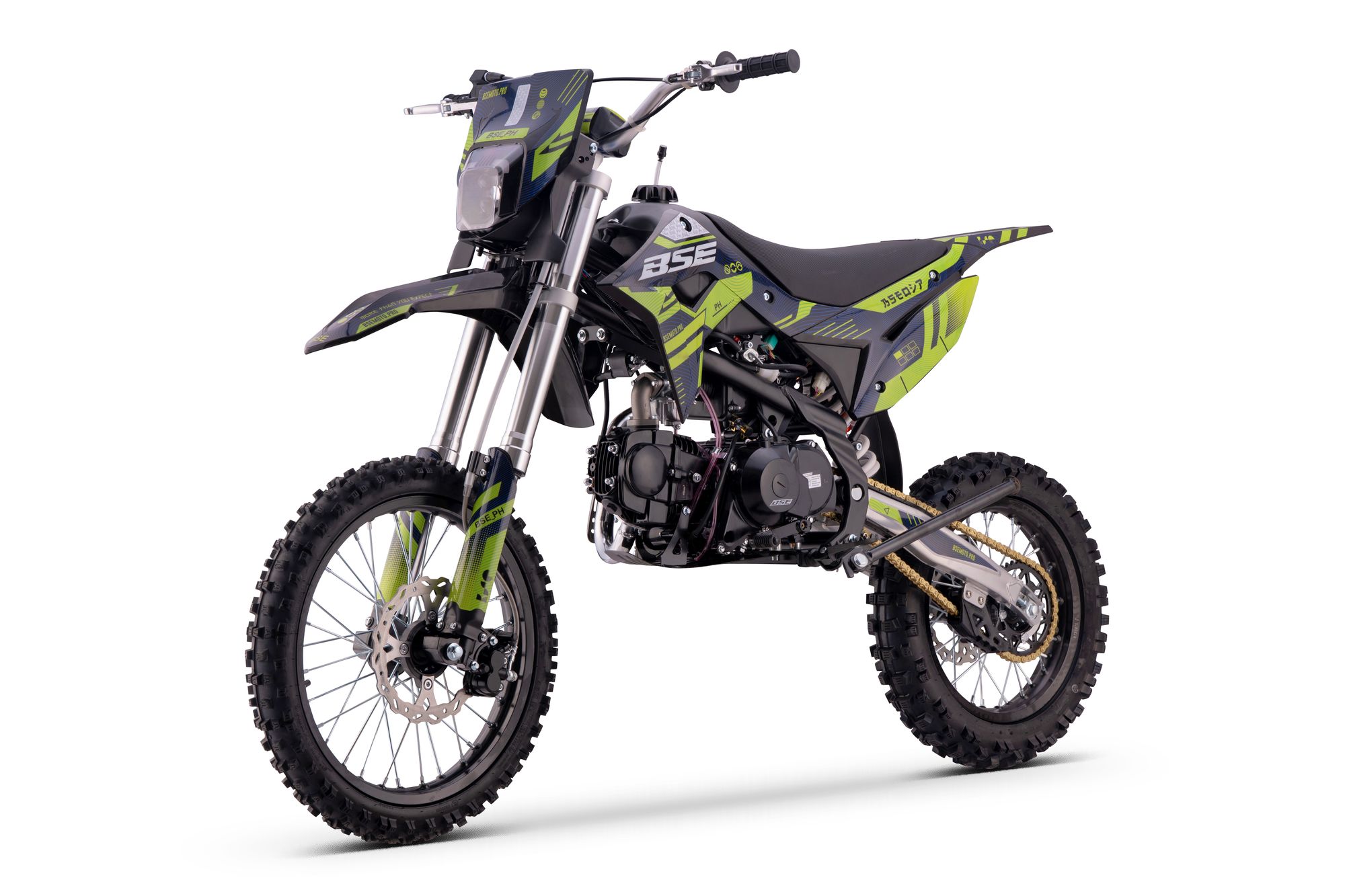 Питбайк BSE PH 125 17/14 AK47 Green (030) 