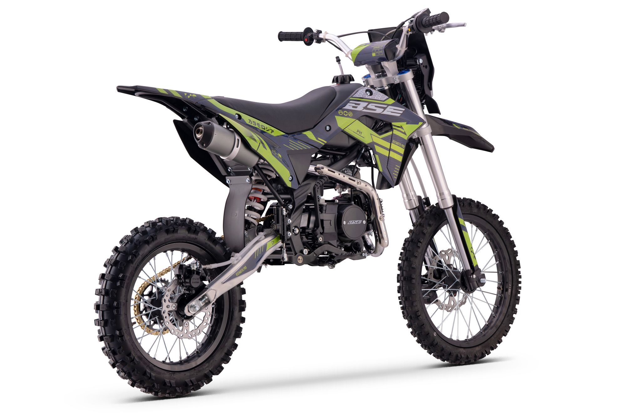 Питбайк BSE PH 125 17/14 AK47 Green (030) 