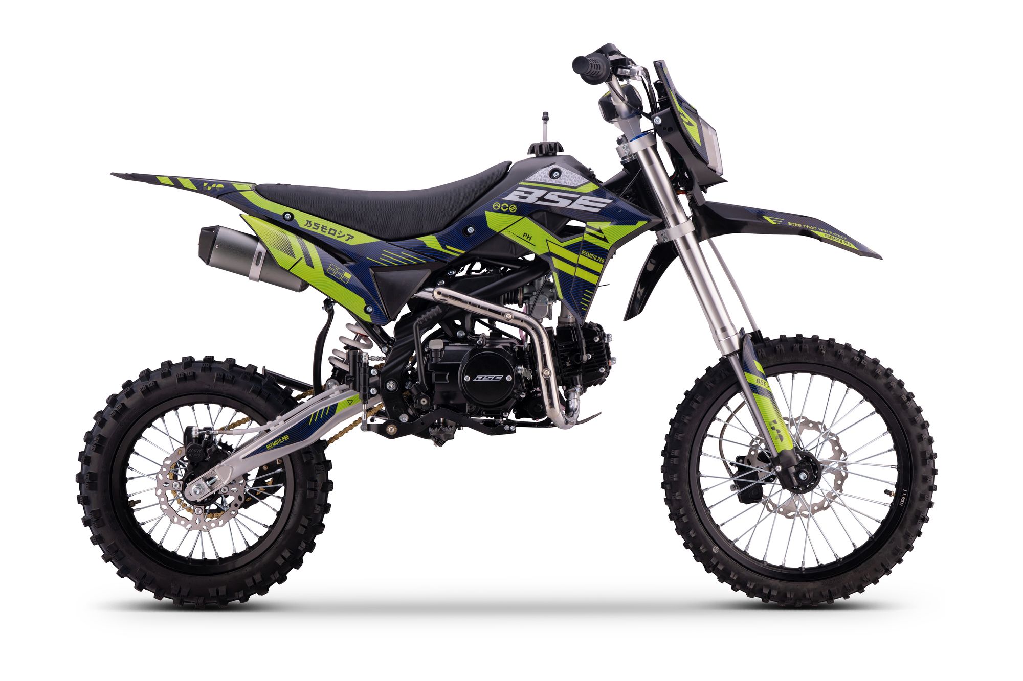 Питбайк BSE PH 125 17/14 AK47 Green (030) 
