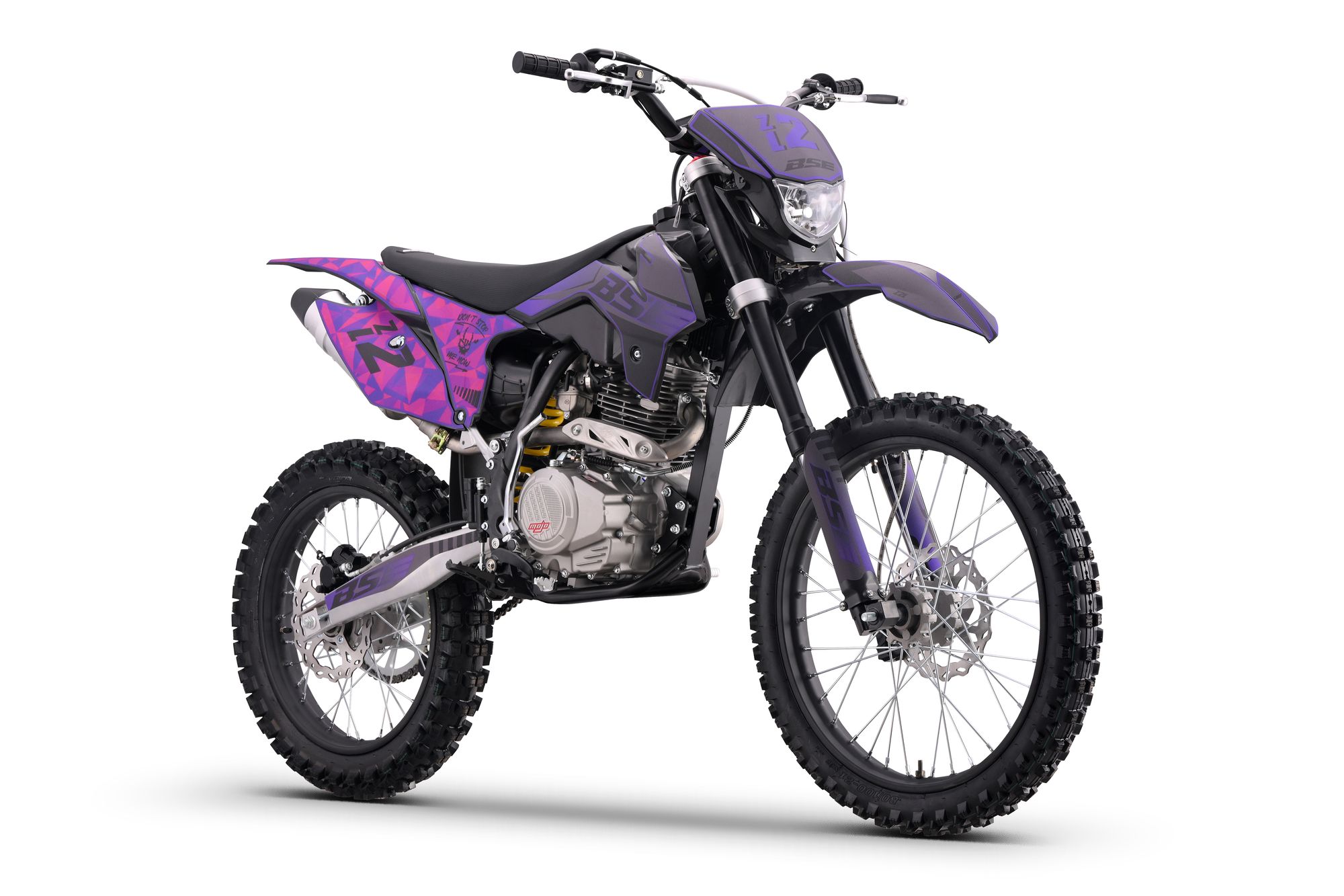 Эндуро / кроссовый мотоцикл BSE Z2 L 218 Split Purple, арт