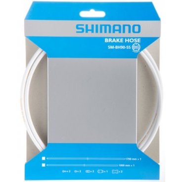 Гидролиния Shimano, BH90-SS, 1000мм, обрезной, цв. белый