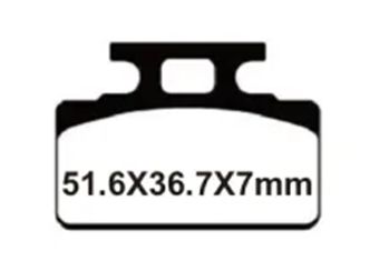 Колодки тормозные KF-044