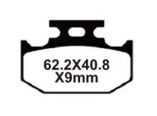 Колодки тормозные KF-060