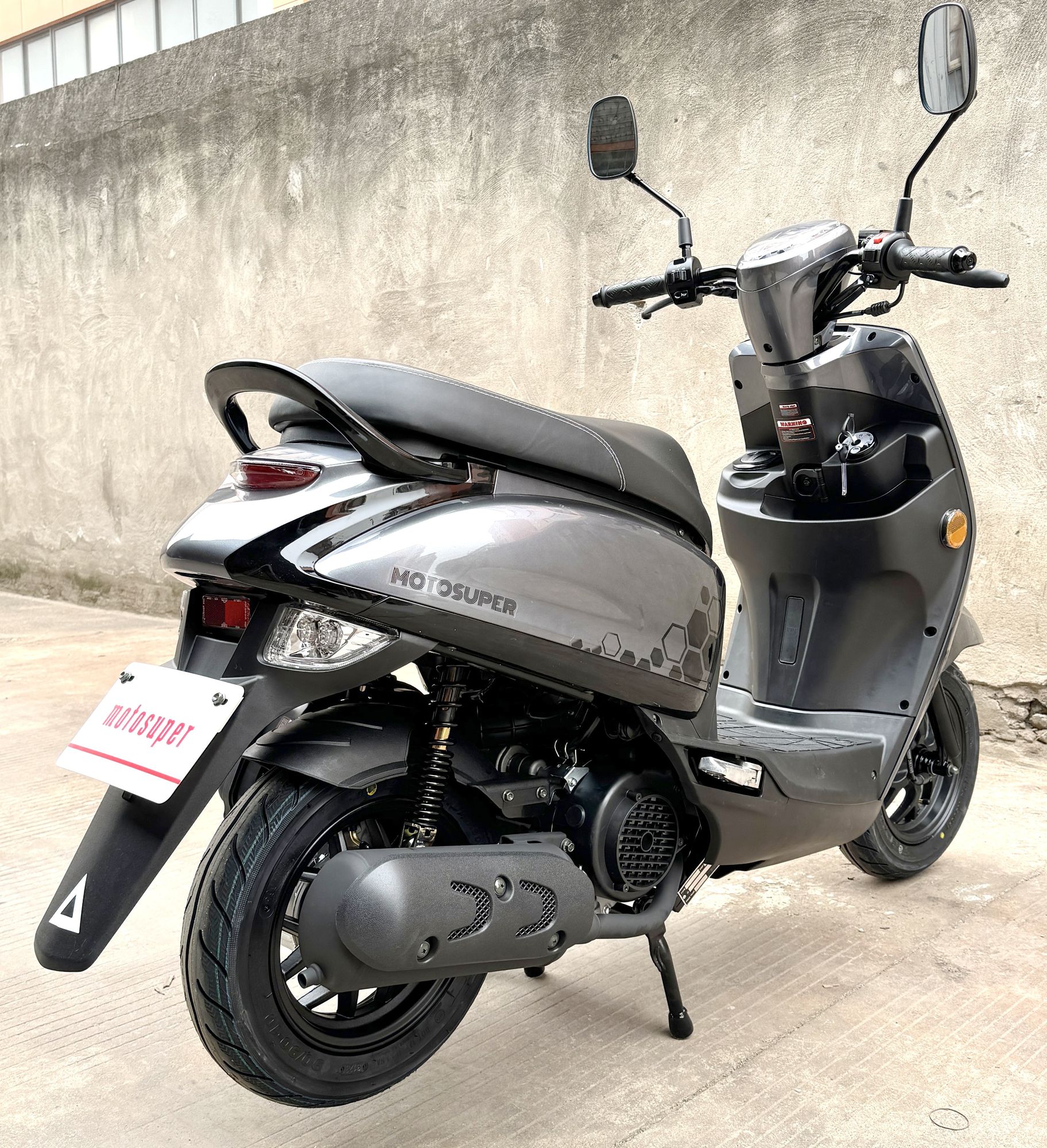 Скутер Motosuper S9 Noir Gris (серый)
