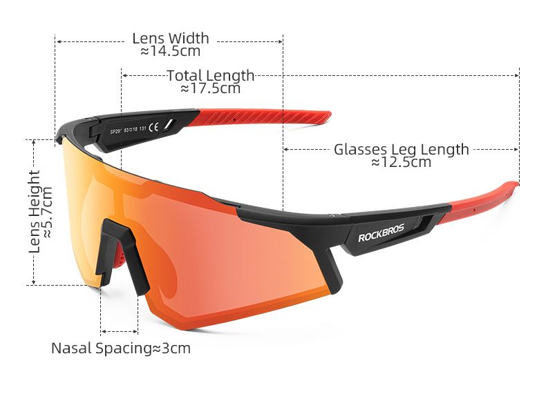 Очки велосипедные ROCKBROS 14110006002. Цвет оправы - голубой. Линзы фотохромные