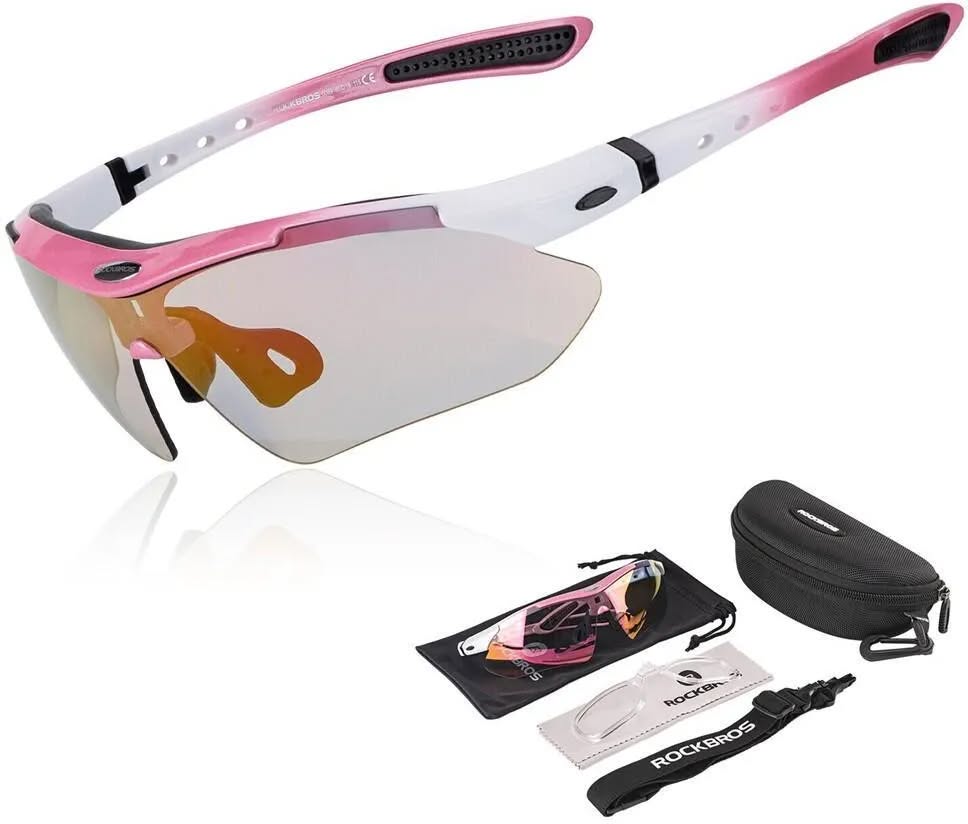 Очки солнцезащитные ROCKBROS 0089 с фотохромными линзами; розовый