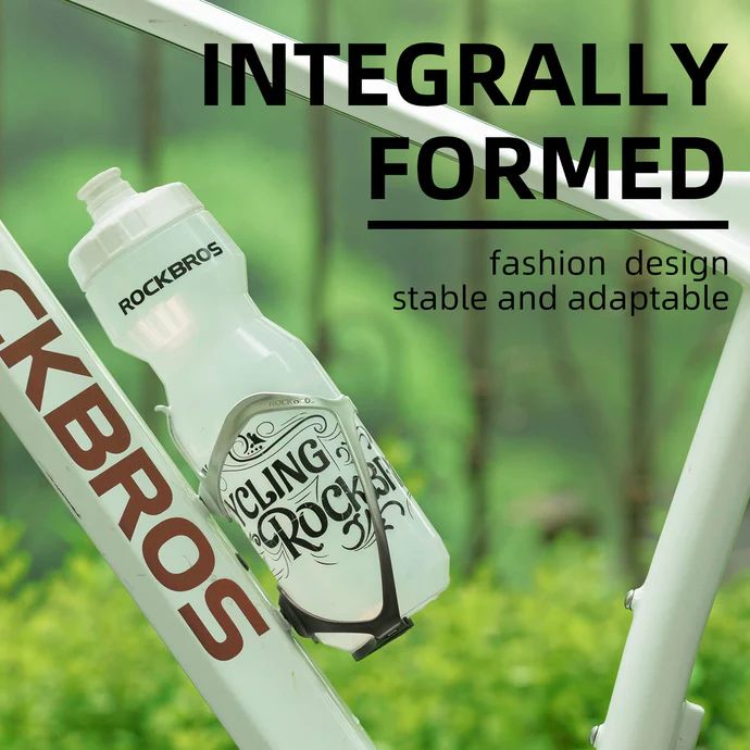 Флягодержатель Rockbrosс замком для установки обычной магазинной бутылки. Серебристый. арт. RB_31210