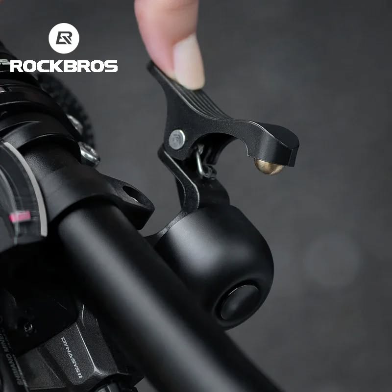 Звонок ROCKBROS 2023-1A, левосторонний; черный
