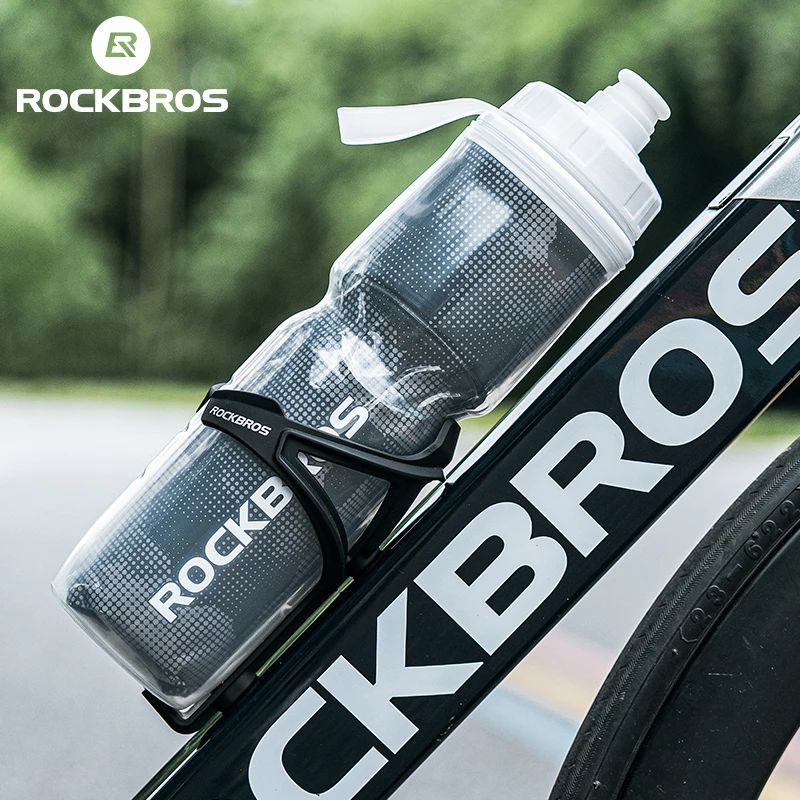 Велофляга-термос Rockbros для холодных напитков. Черная. Арт. RB_35210019001