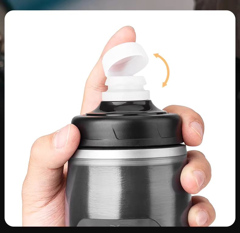 Велофляга Rockbros из нового полиэтиленогого полимера с силиконовым защитным колпачком. Сверхмягкая 