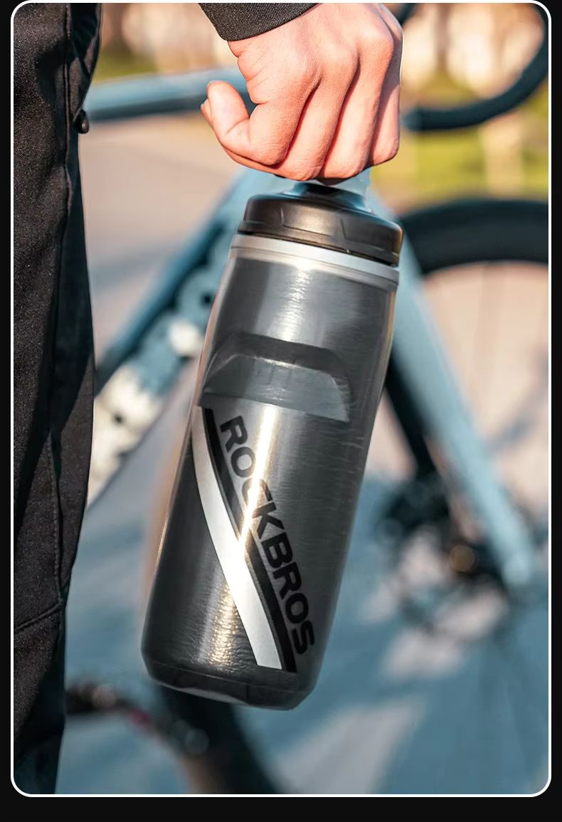 Велофляга Rockbros из нового полиэтиленогого полимера с силиконовым защитным колпачком. Сверхмягкая 
