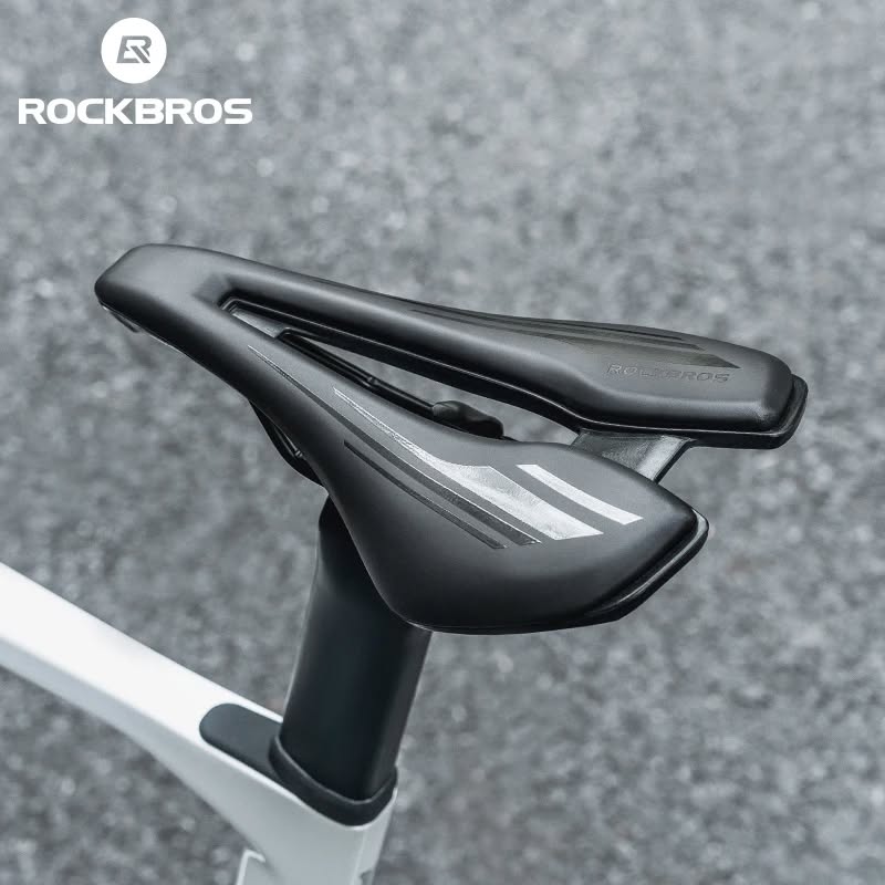 Седло велосипедное ROCKBROS спортивное; черный