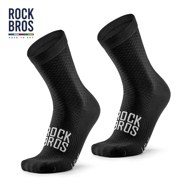 Носки велосипедные ROCKBROS средняя длина; черный