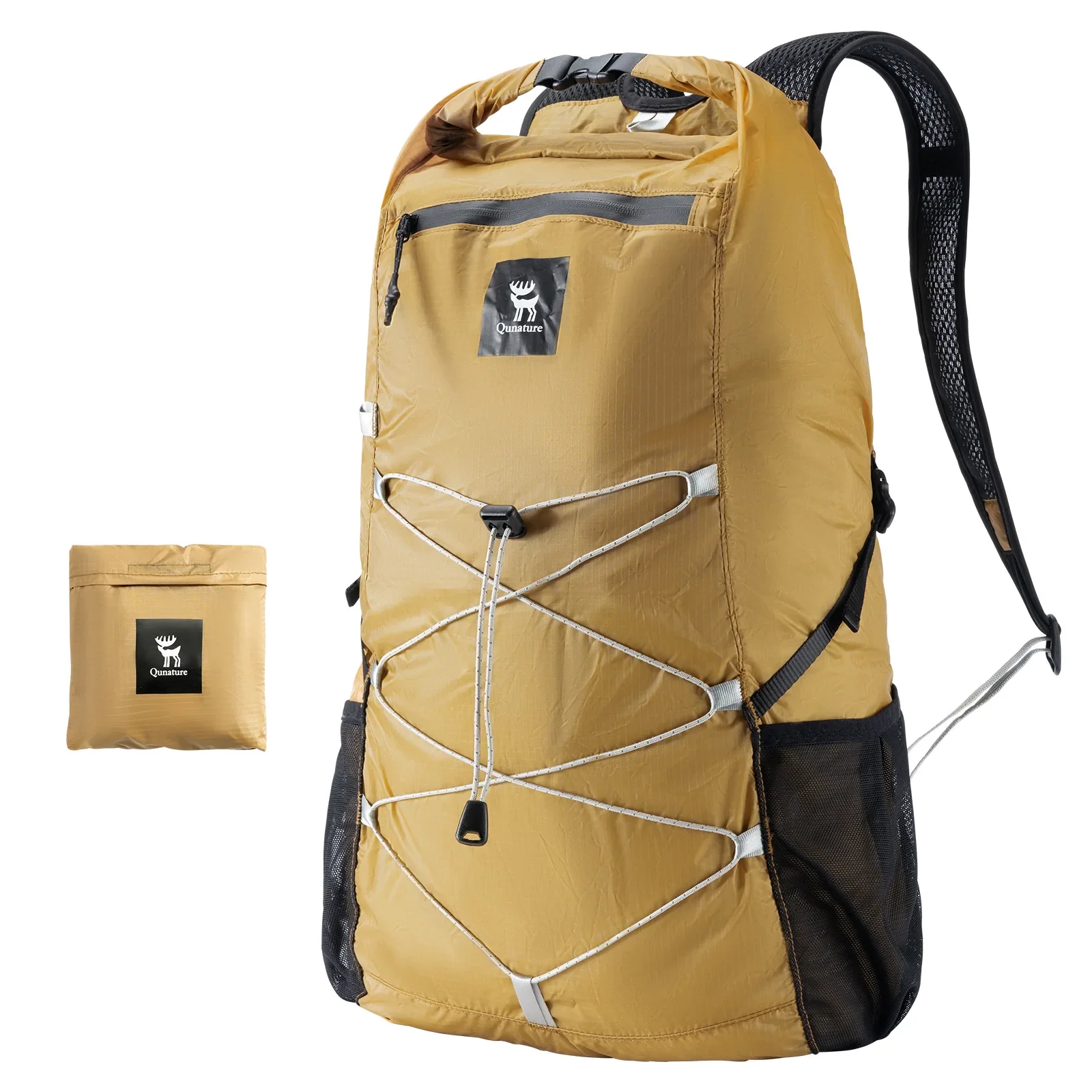 Рюкзак Qunature H49 складной, объем 20 л, 130 г; хаки