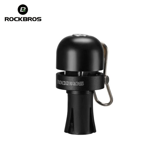 Звонок ROCKBROS BB2502 для руля баран, в виде заглушки; черный