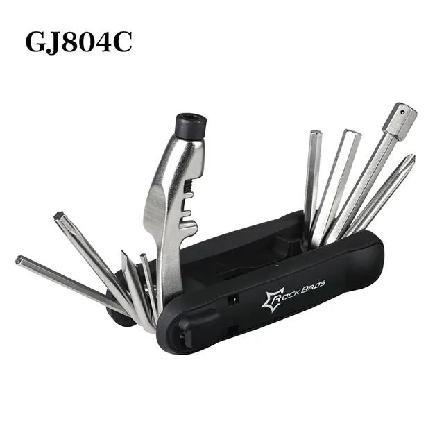 Мультитул ROCKBROS GJ804C 12-в-1; черный